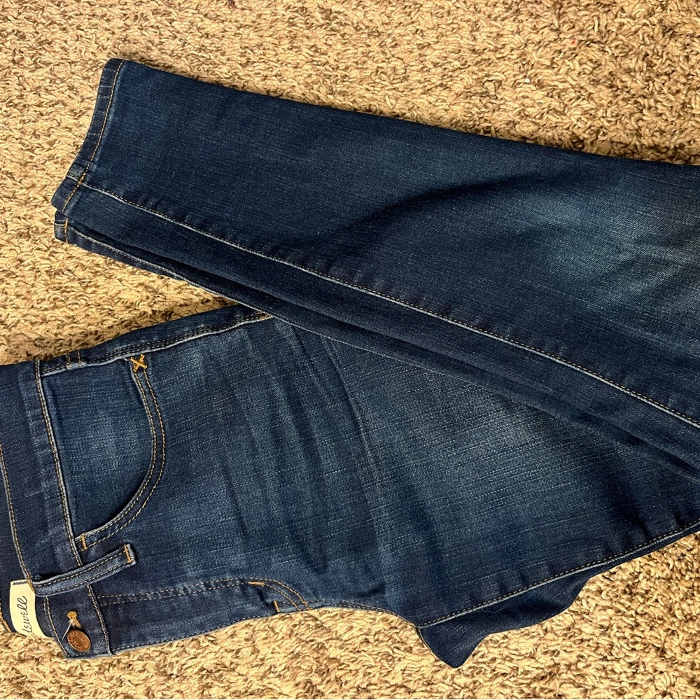Madewell Women's Skinny Jeans - Dark Blue